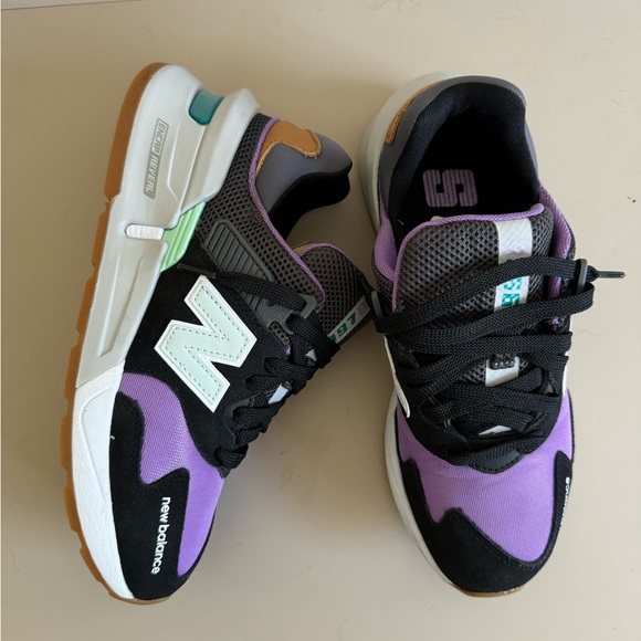New balance 997 Sport ‘Black neo violet’ sneaker women’s Sz 7.5 - Picture 9 of 12